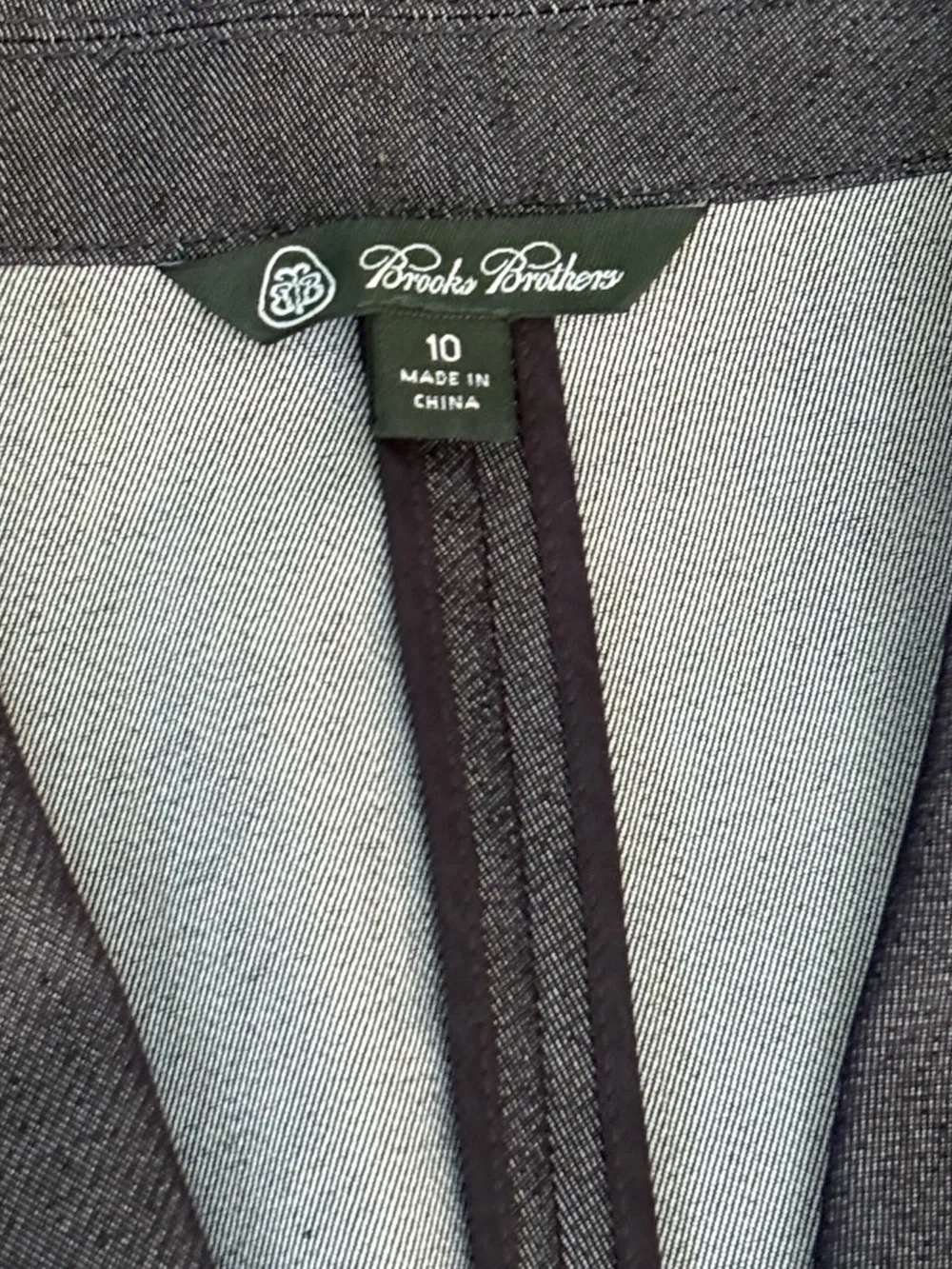 Brooks Brothers Lucia Fit Denim Suit Set